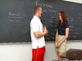 Redhead Schoolgirl Fucked By Her Teacher